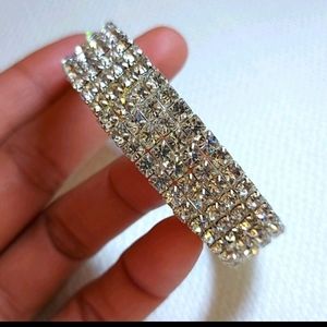Rhinestone Bracelet Cuff